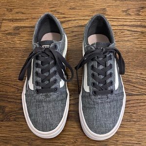 Grey and pink vans size 6.5